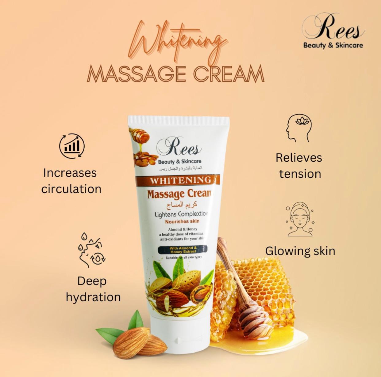 Whitening massage cream