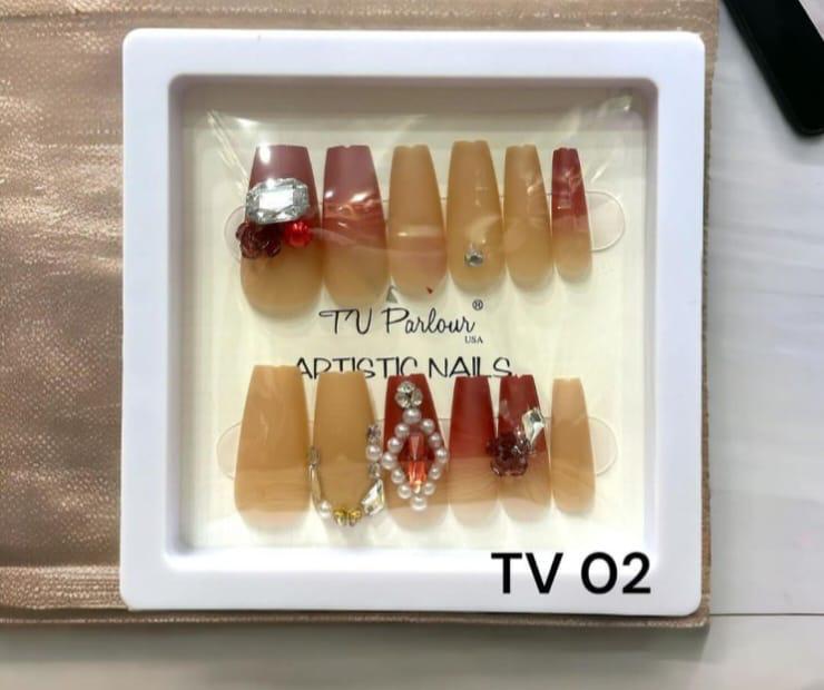 Tv parlour acrylic nails