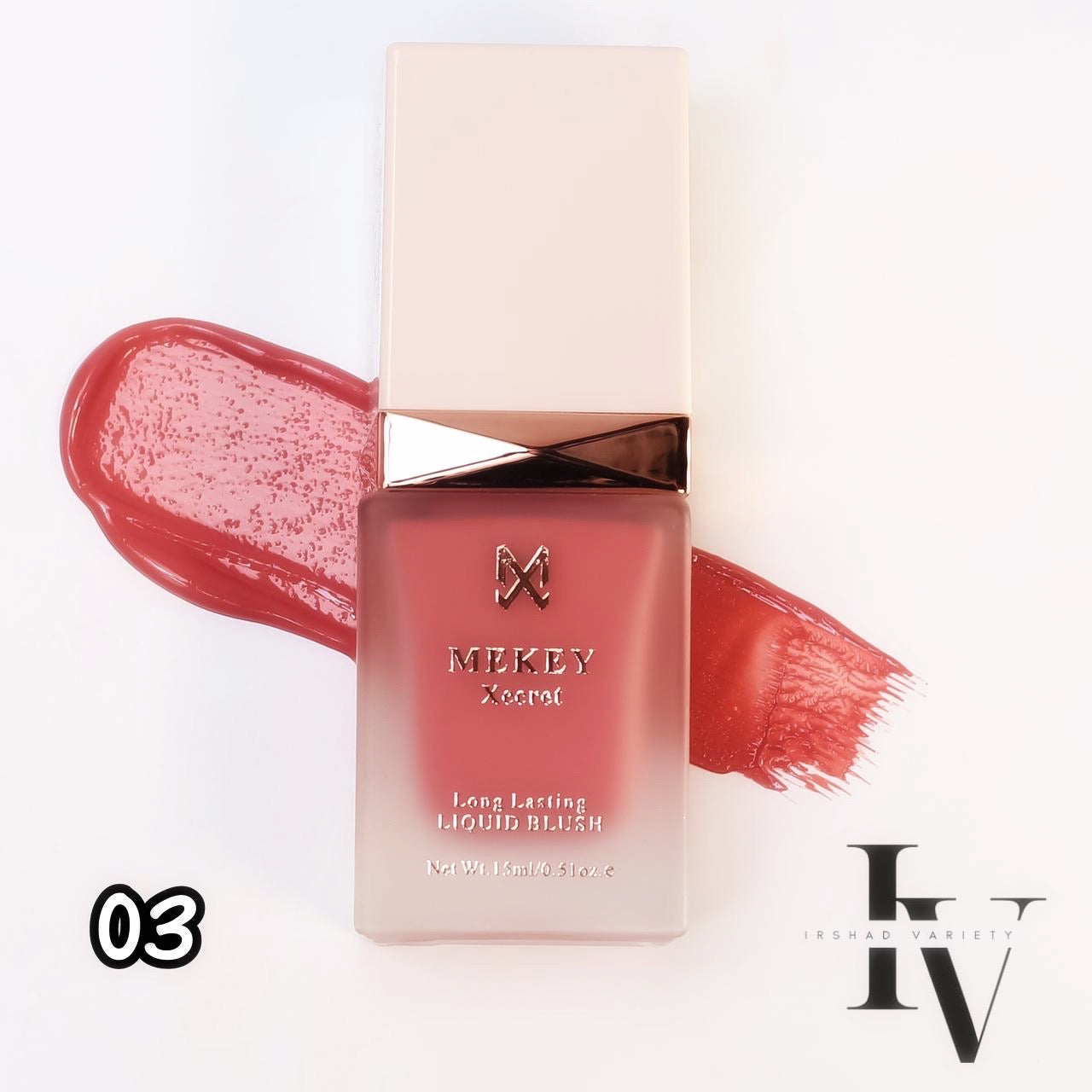 Mekey xecret liquid blush on