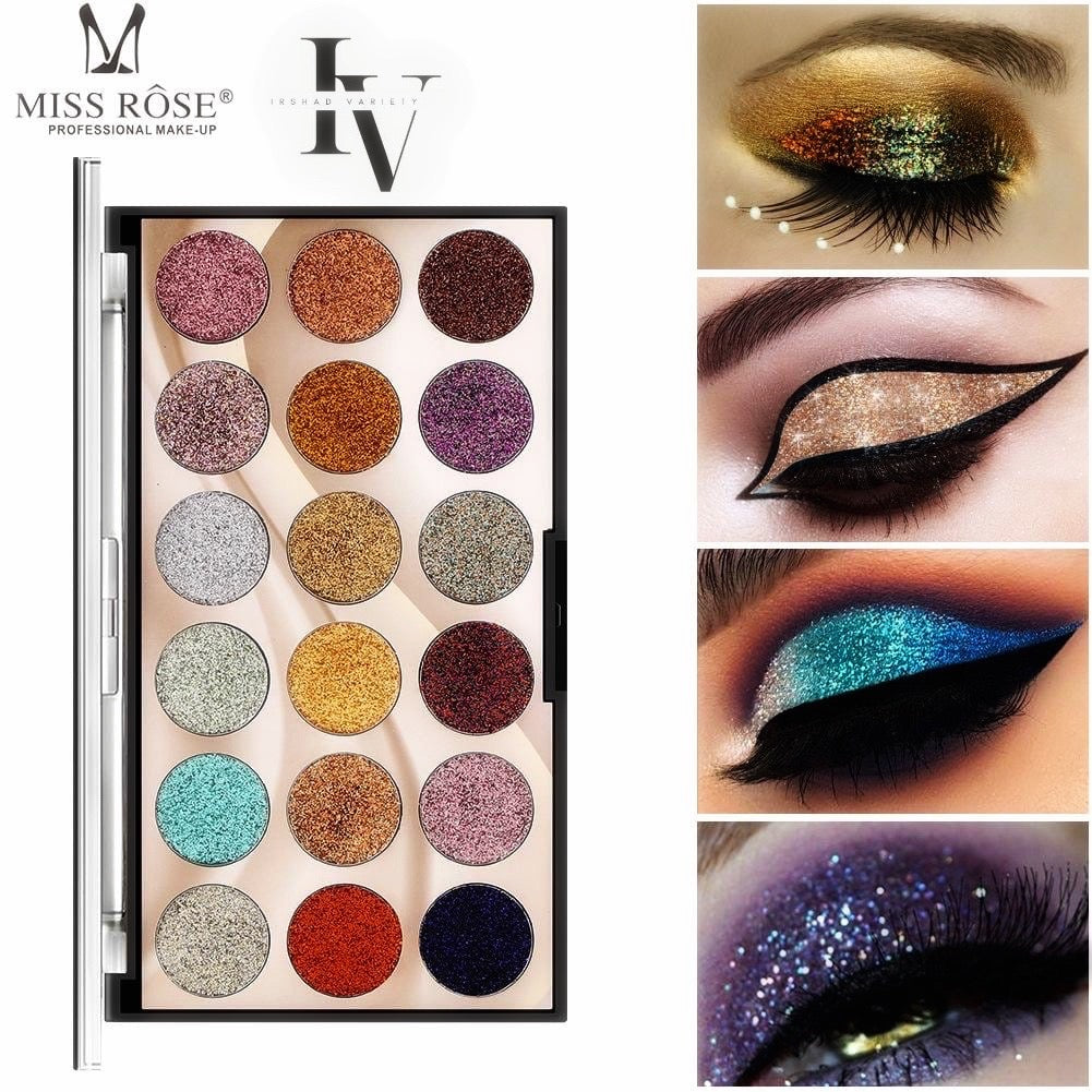 Miss Rose glitter eyeshadow 18 colour