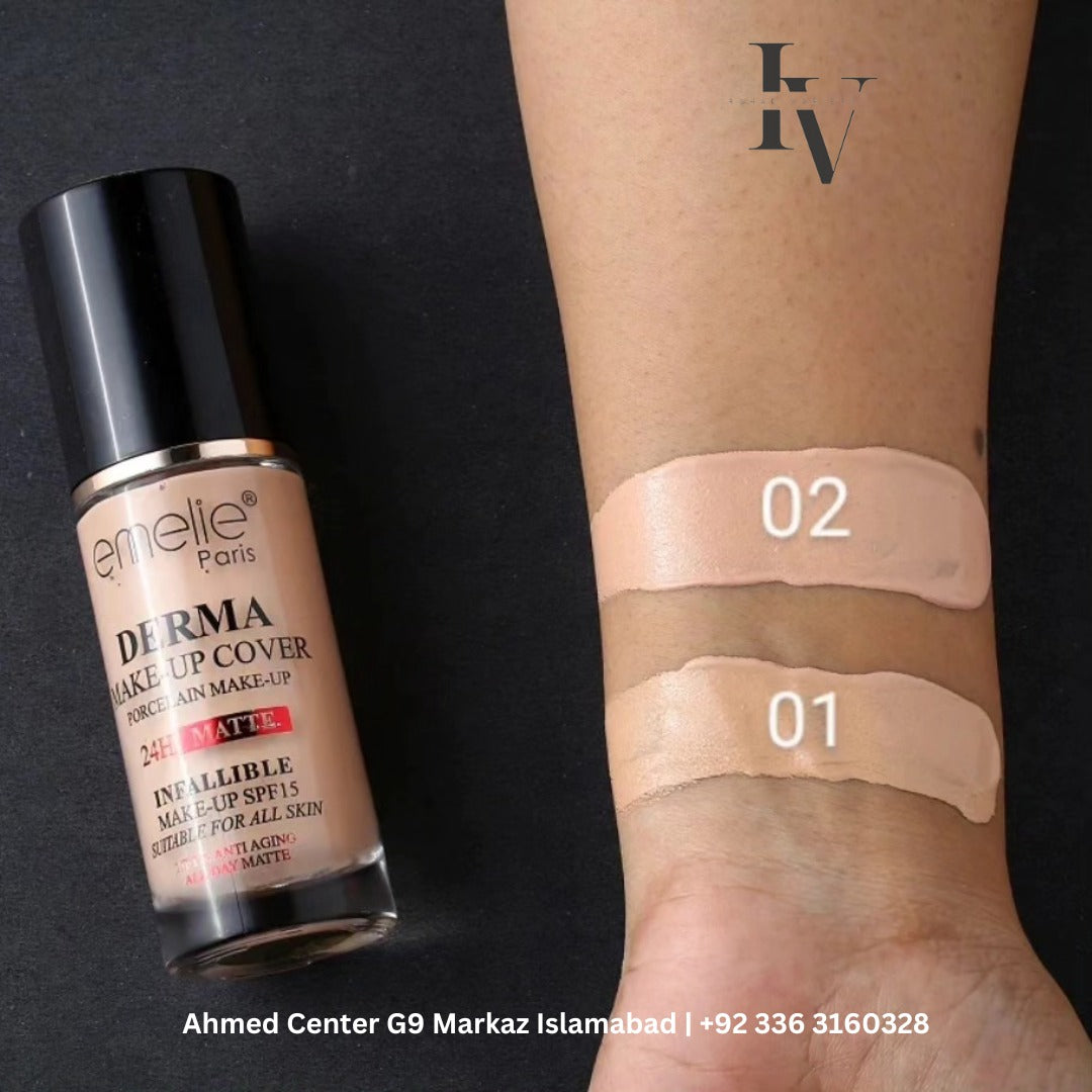 Emelie derma cover foundation