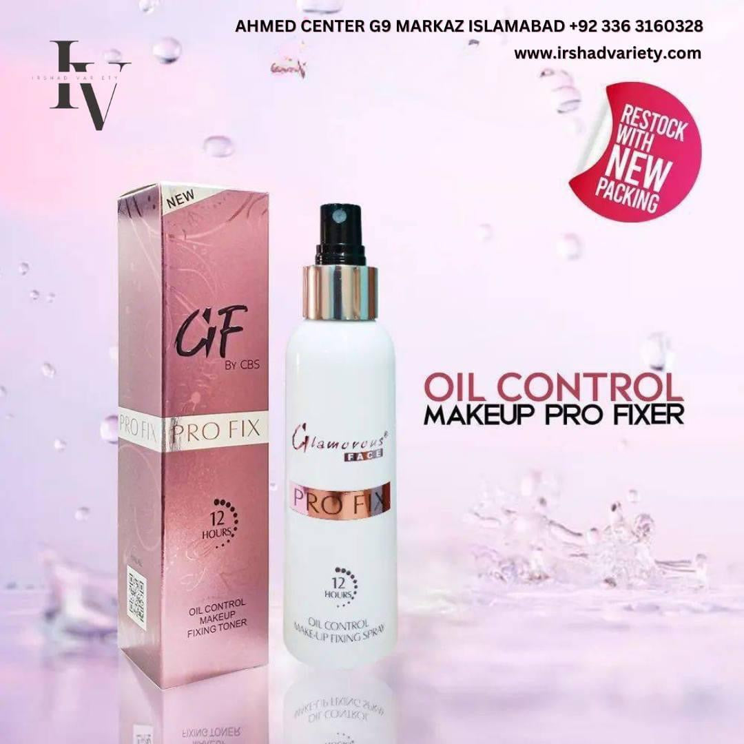 Glamorous face fixer spray