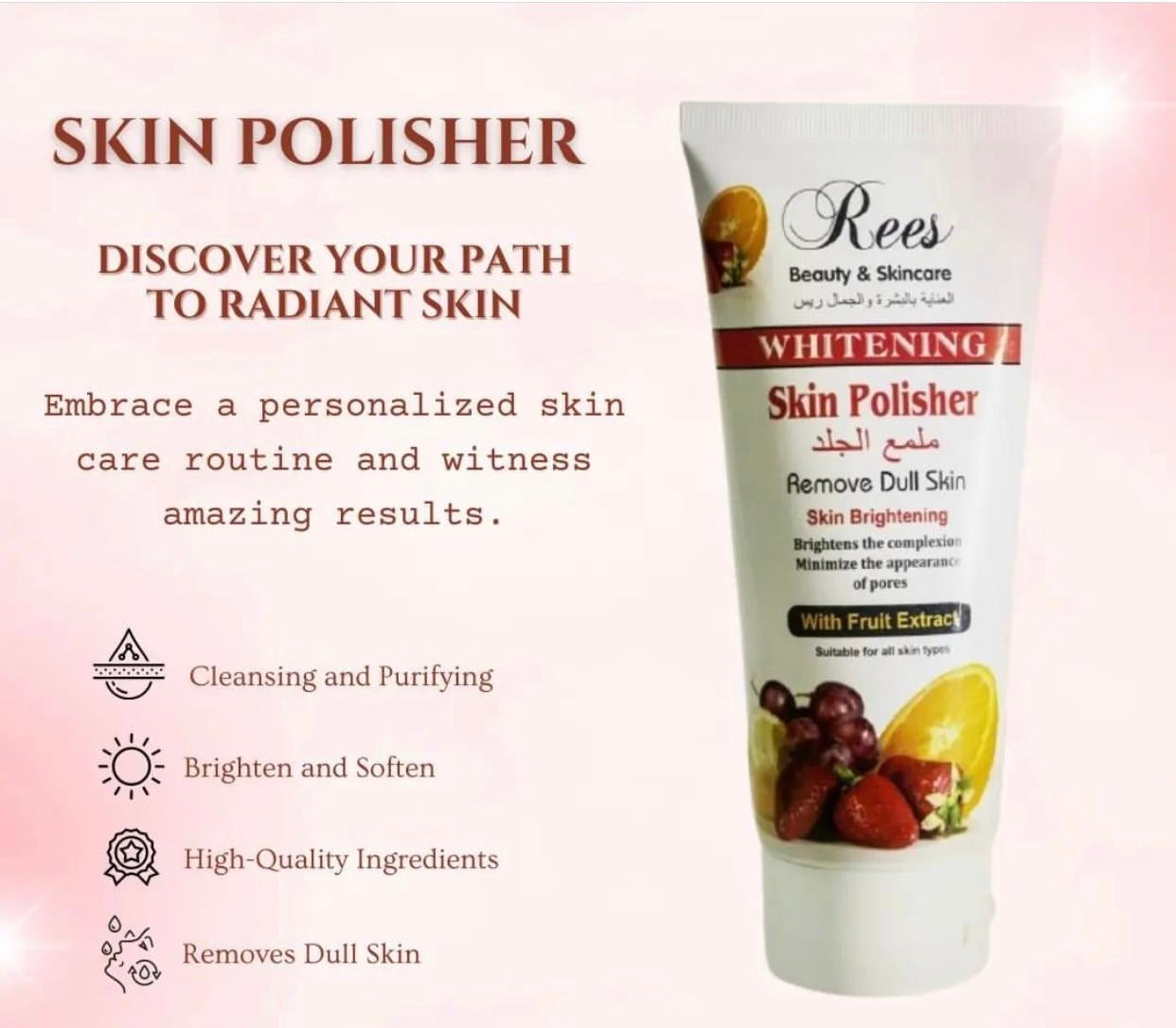 Whitening skin polish