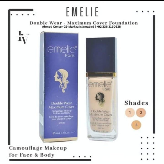 Emelie double wear foundation